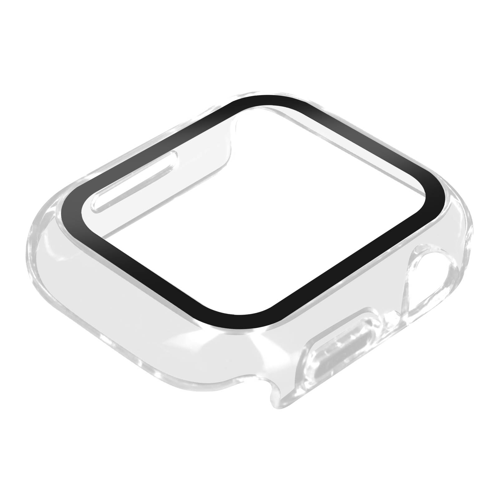 AVIZAR harte Schutzhülle, Full Cover, Transparent Series Watch 7, Apple, Apple
