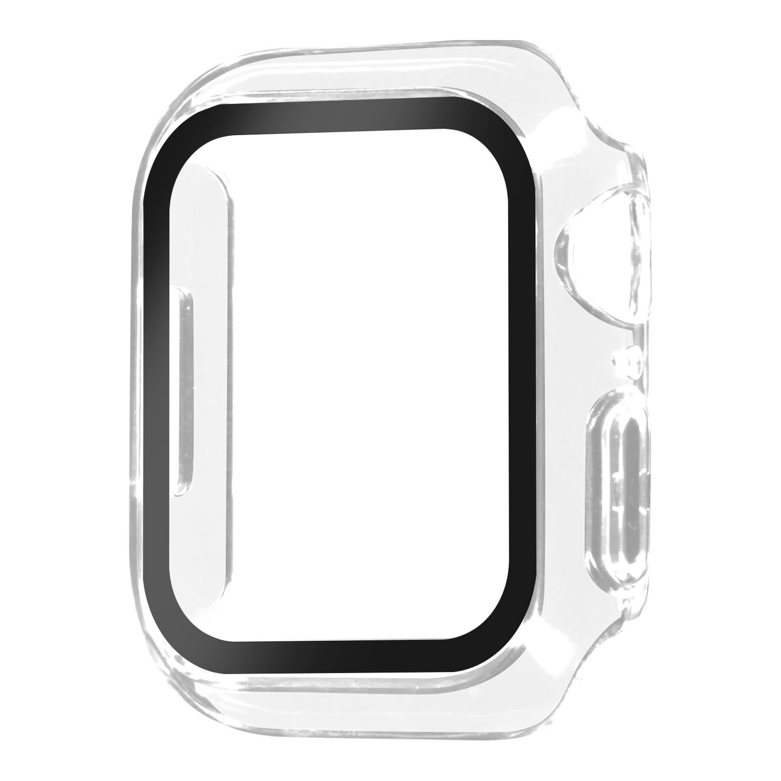 AVIZAR harte Schutzhülle, Full Cover, Series Apple 7, Transparent Apple, Watch