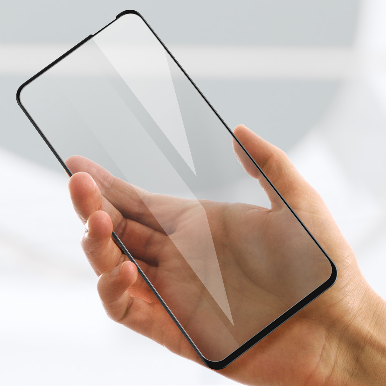 Xiaomi Gehärtetes Glas-Folien(für Rand Schutzfolie AVIZAR Schwarz Redmi 9H Härtegrad, 2022) mit 10 Glas