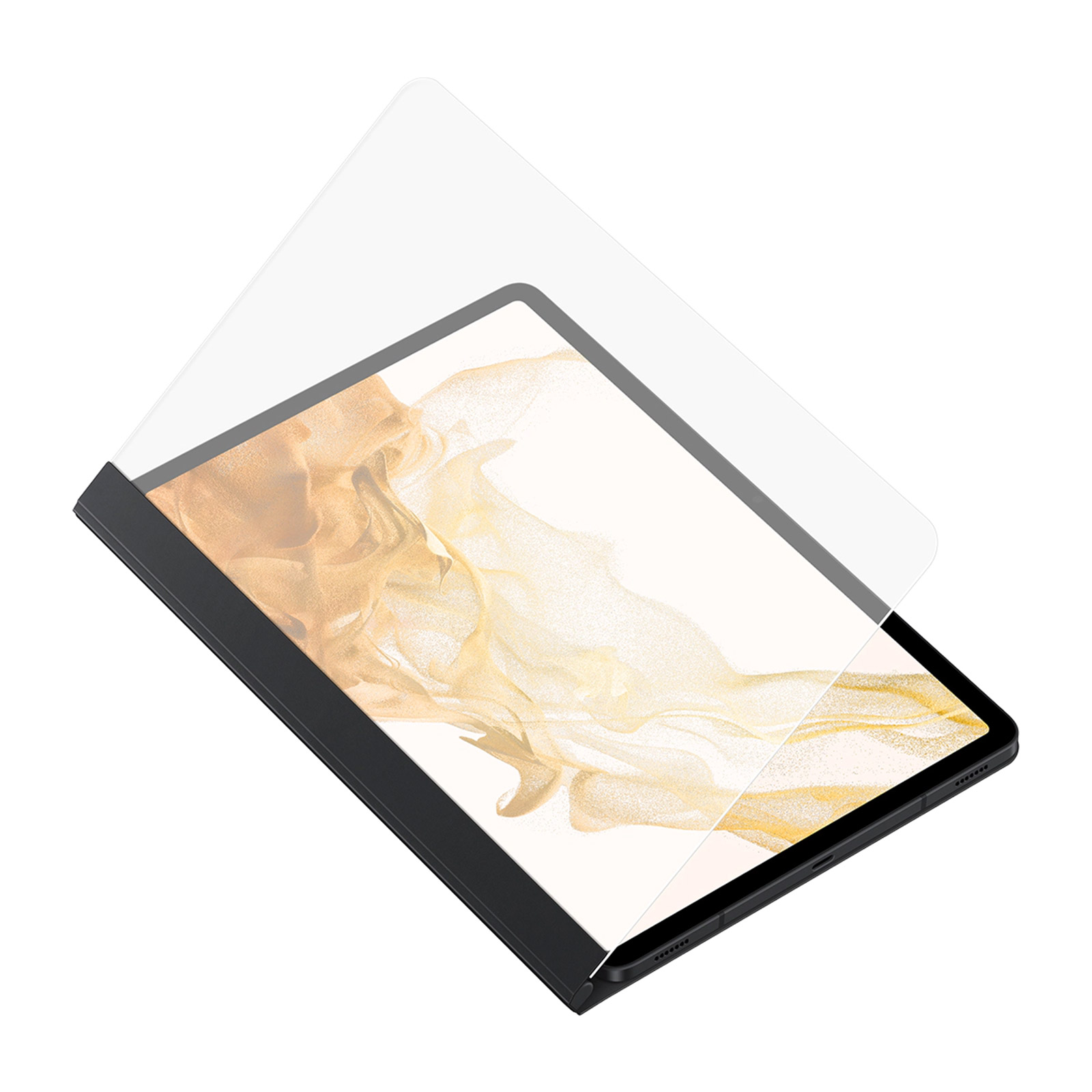 Polycarbonat, Cover Etui SAMSUNG Note Series Bookcover für Samsung View Schwarz