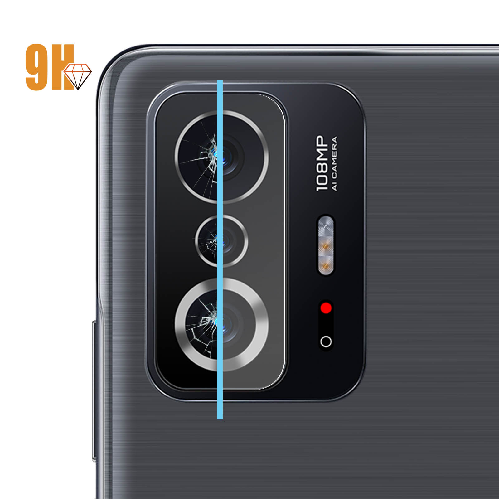 Pro) Xiaomi Härtegrad 11T AVIZAR Rückkamera 9H Folien(für