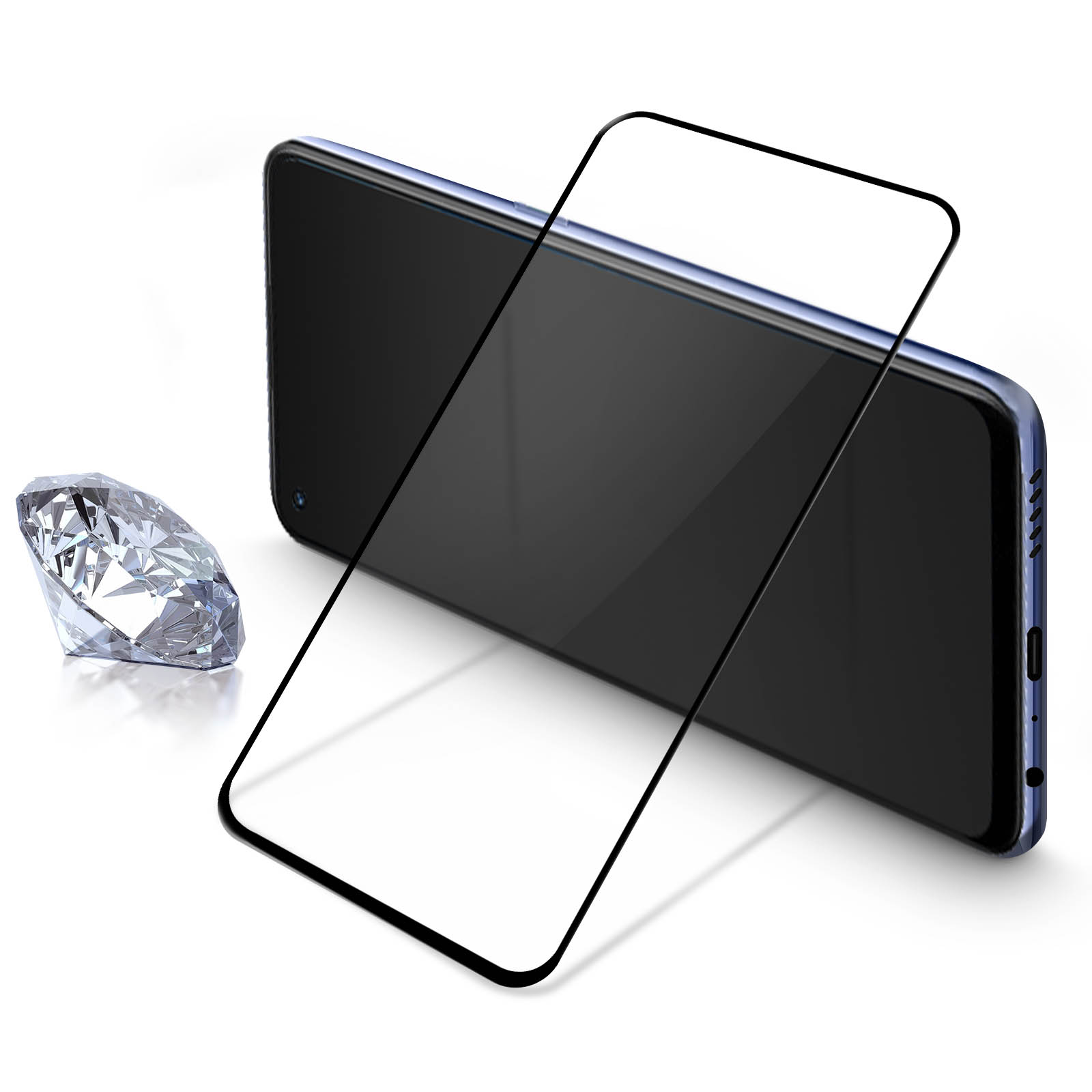 AVIZAR aus gehärtetem Glas Glas-Folien(für 2 Nord CE 5G) OnePlus