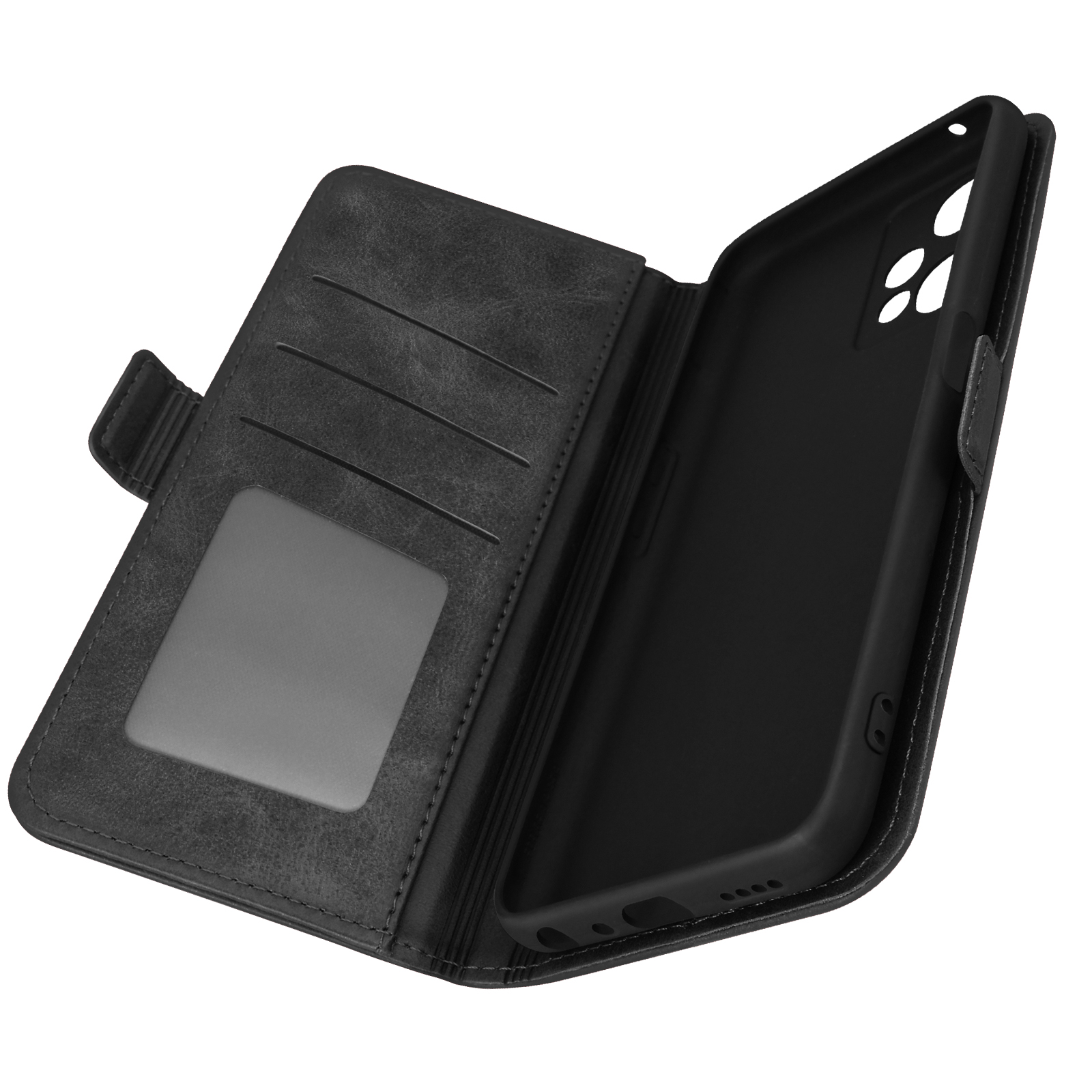 AVIZAR Klappetui mit Magnetverschluss Series, CE Nord Lite OnePlus, Schwarz Bookcover, 5G, 2