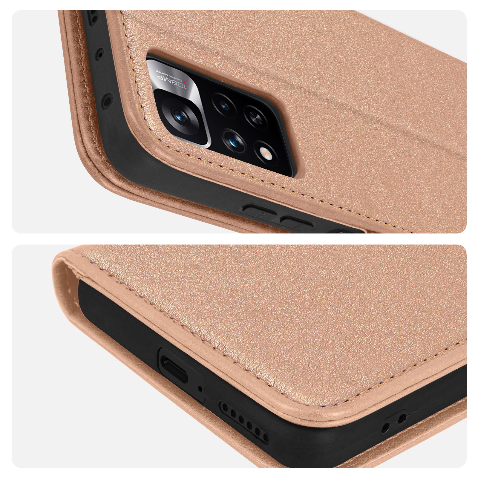 AVIZAR Chester Series, Plus, Redmi Xiaomi, Bookcover, Note Rosa Pro 11