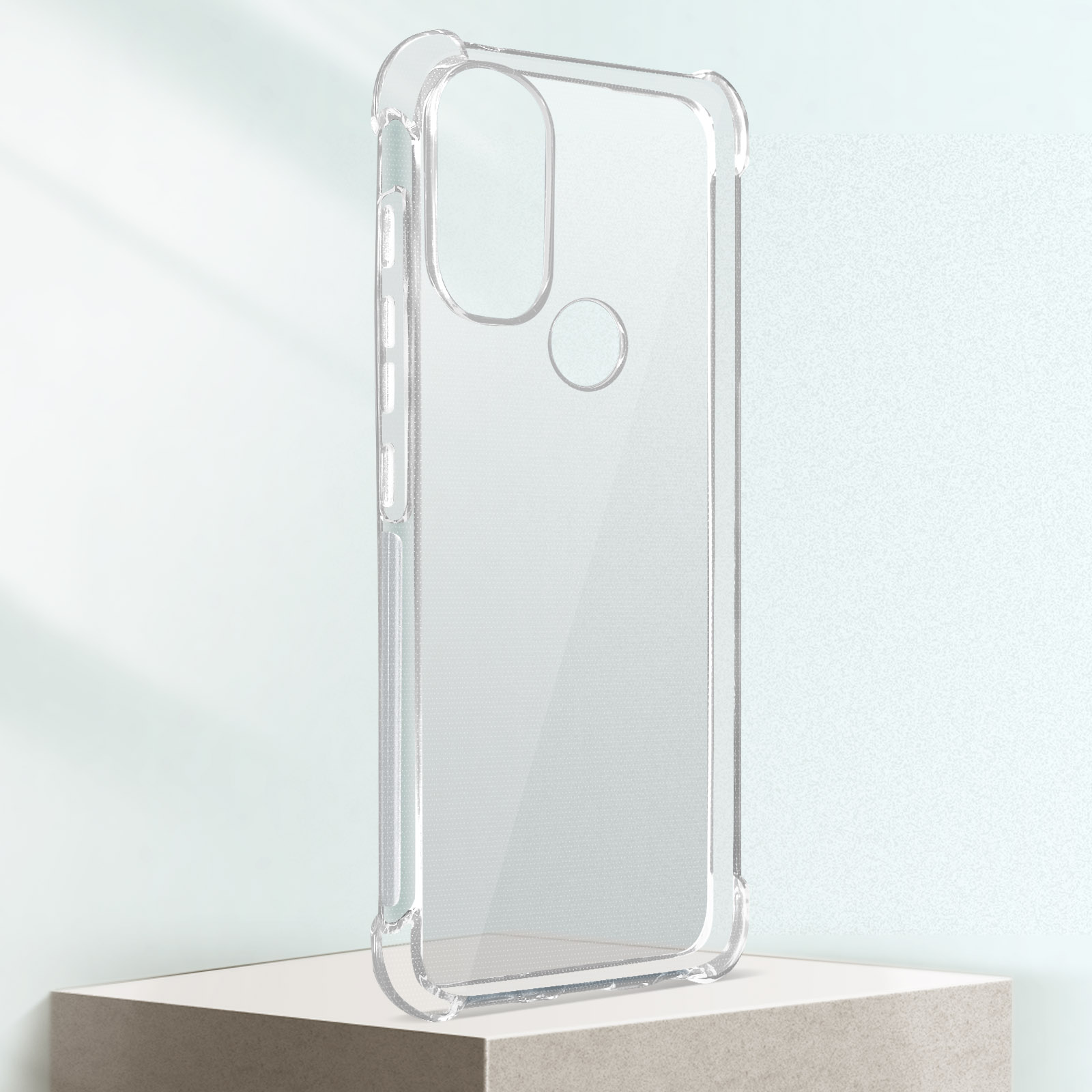 verstärkten Transparent G71 5G, Motorola, Moto mit Ecken Backcover, Schutzhülle AVIZAR Series,