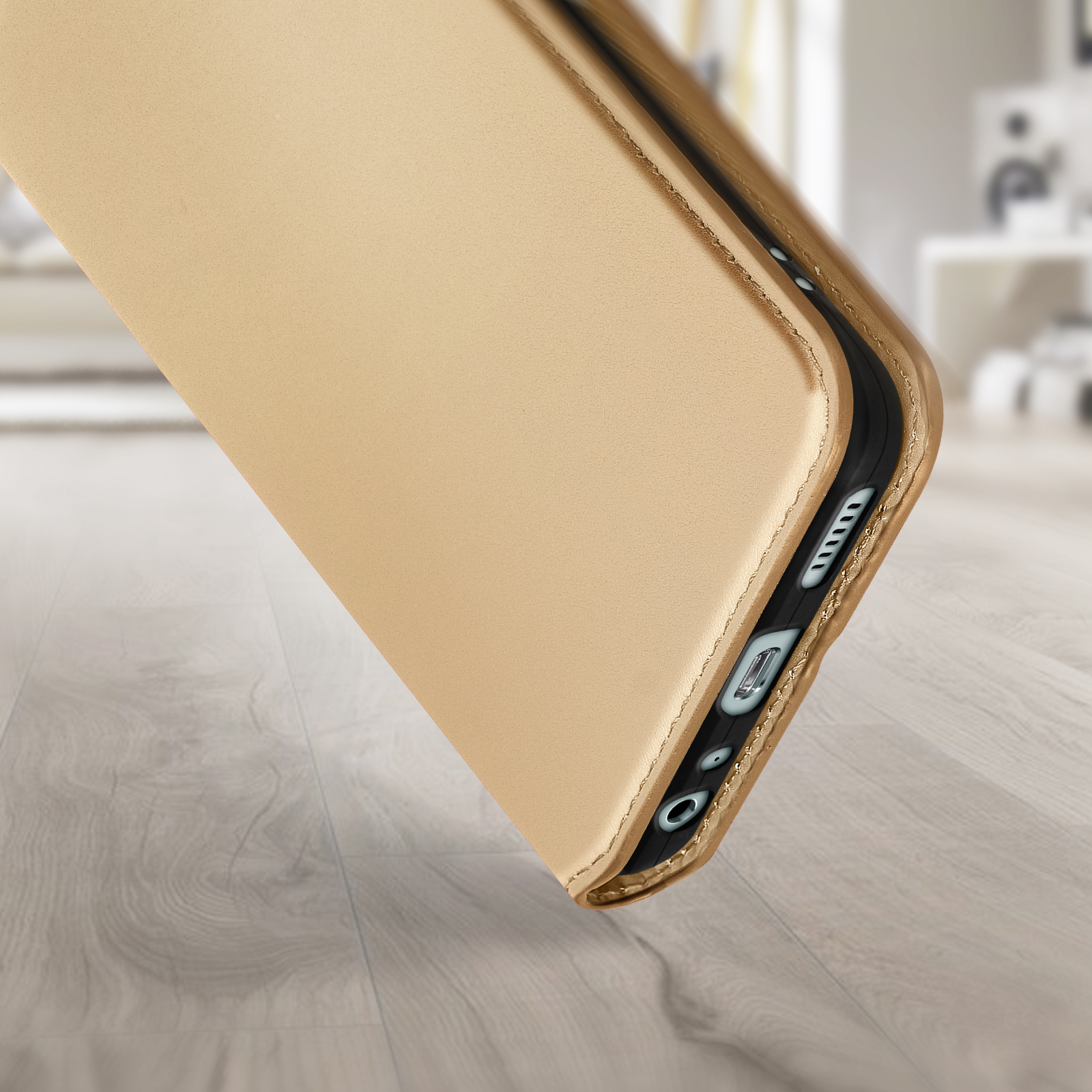 Klappetui AVIZAR Samsung, Edition Series, Galaxy Classic Gold A23 5G, Bookcover,