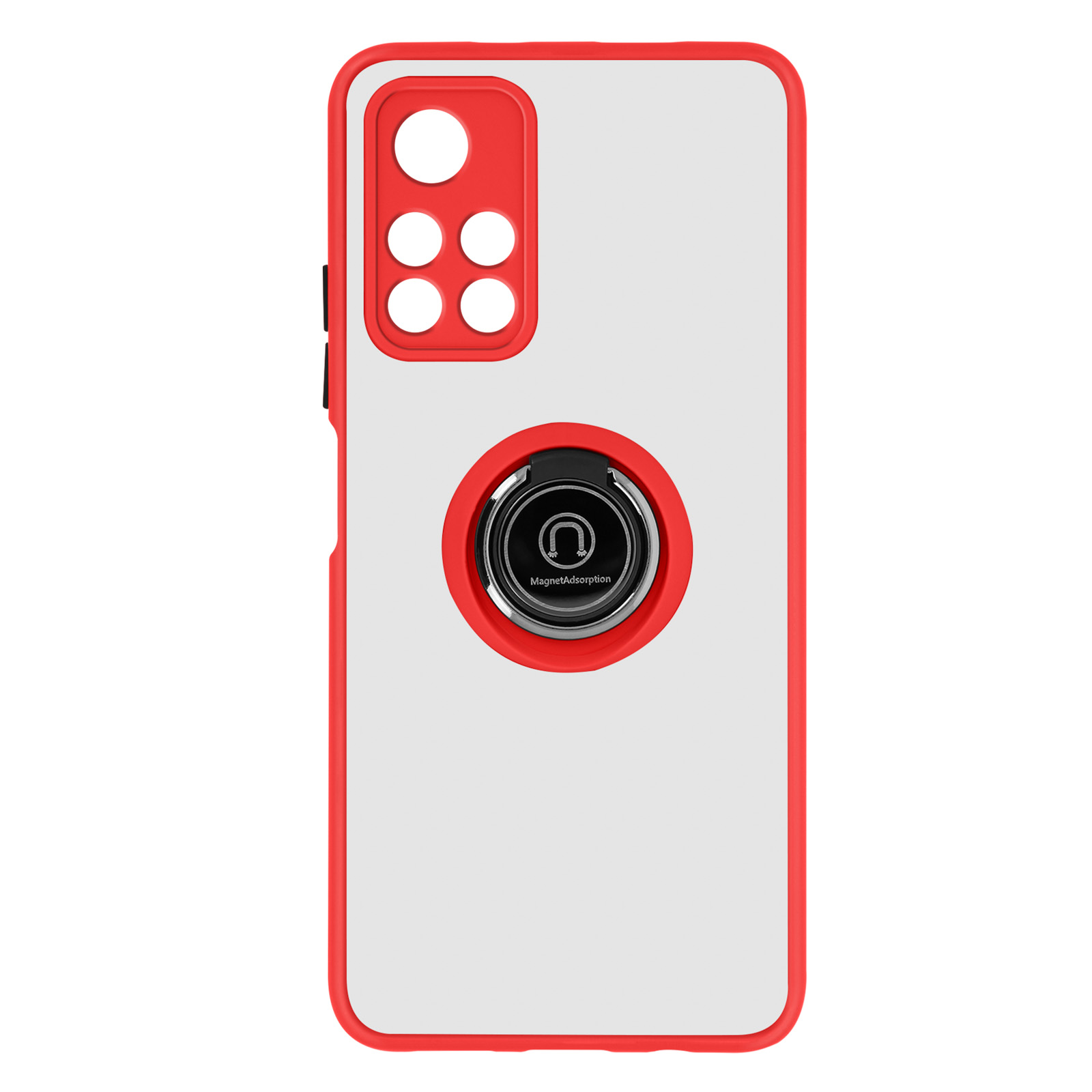 AVIZAR Handyhülle mit Ring-Halterung Xiaomi, Redmi Note Backcover, Rot Series, 5G, 11S
