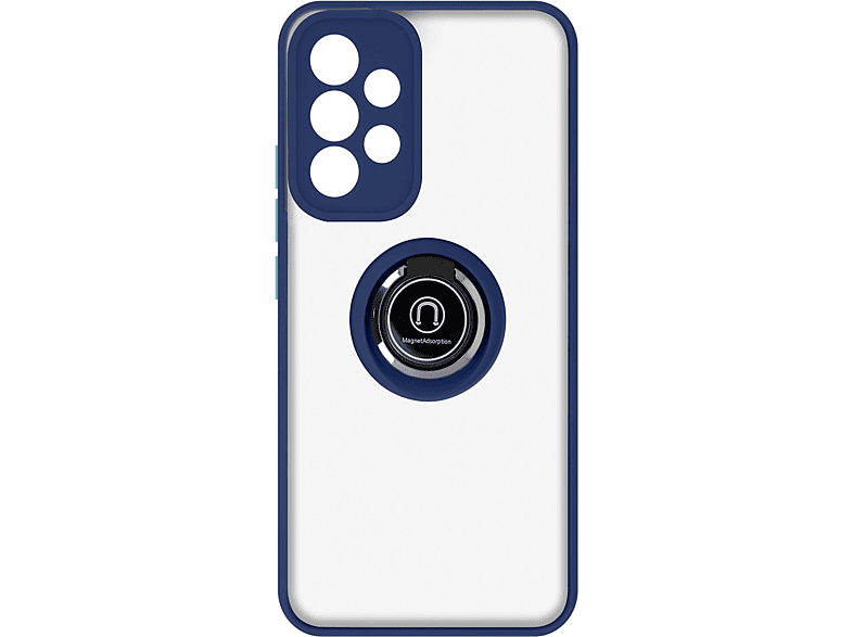 AVIZAR Handyhülle 5G, Backcover, Ring-Halterung Galaxy mit Blau Series, Samsung, A53