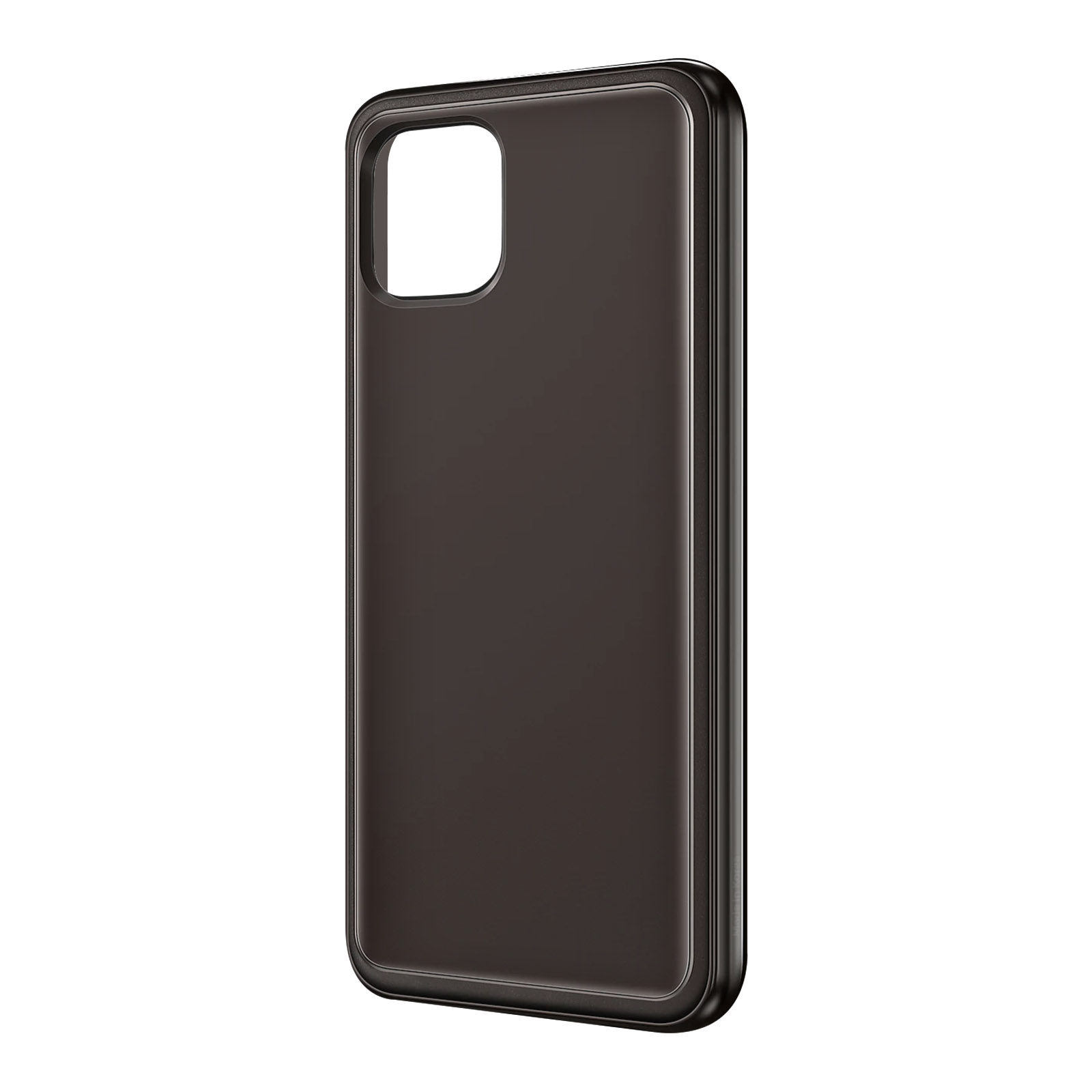 Clear Backcover, SAMSUNG A03, Schwarz-Transparent Soft Cover Samsung, Series, Galaxy