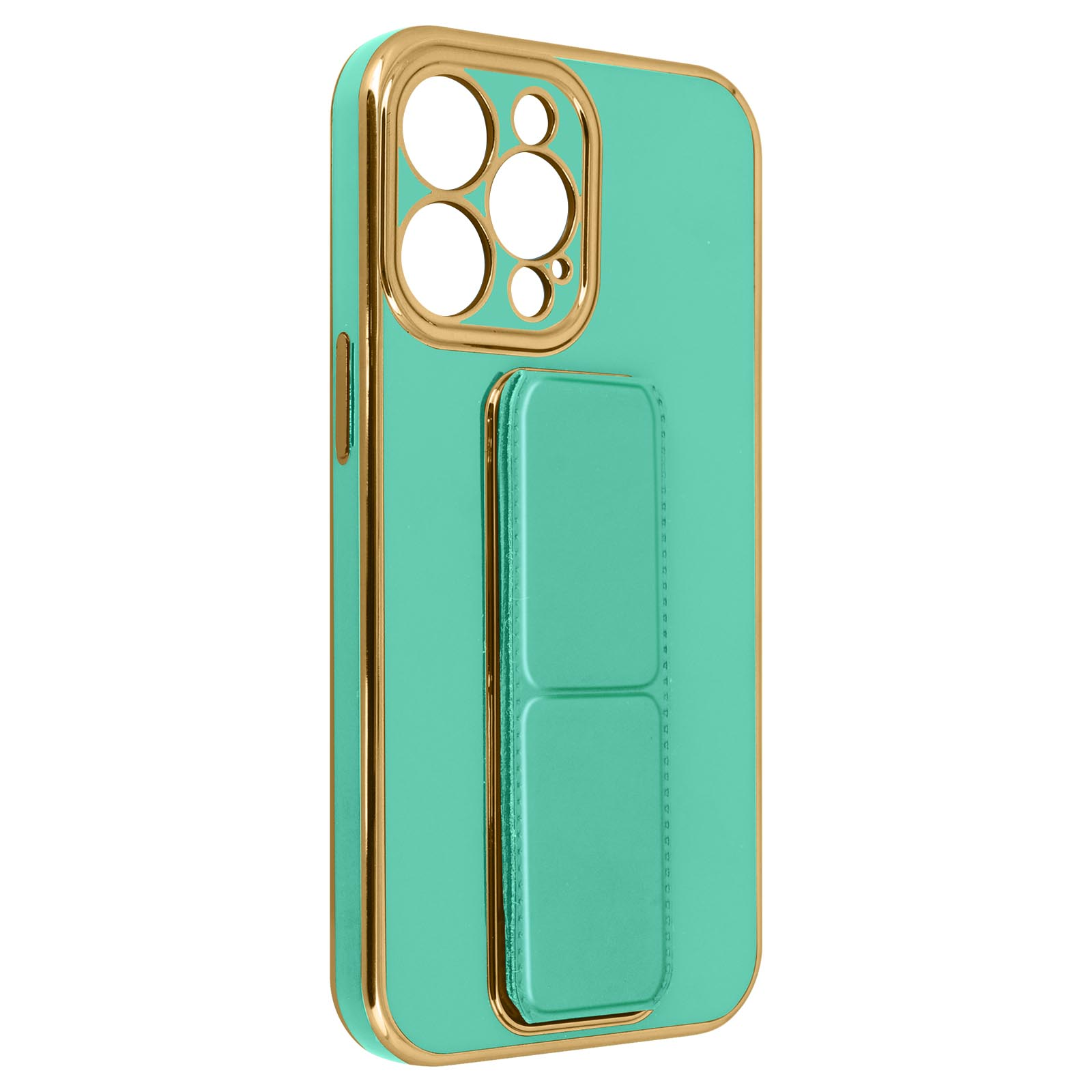 13 Pro, Backcover, Apple, Metallic Handyhülle mit Series, iPhone Blau Rand AVIZAR