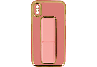 AVIZAR Handyhülle mit Metallic Rand Series, Backcover, Apple, iPhone XS, Rosa