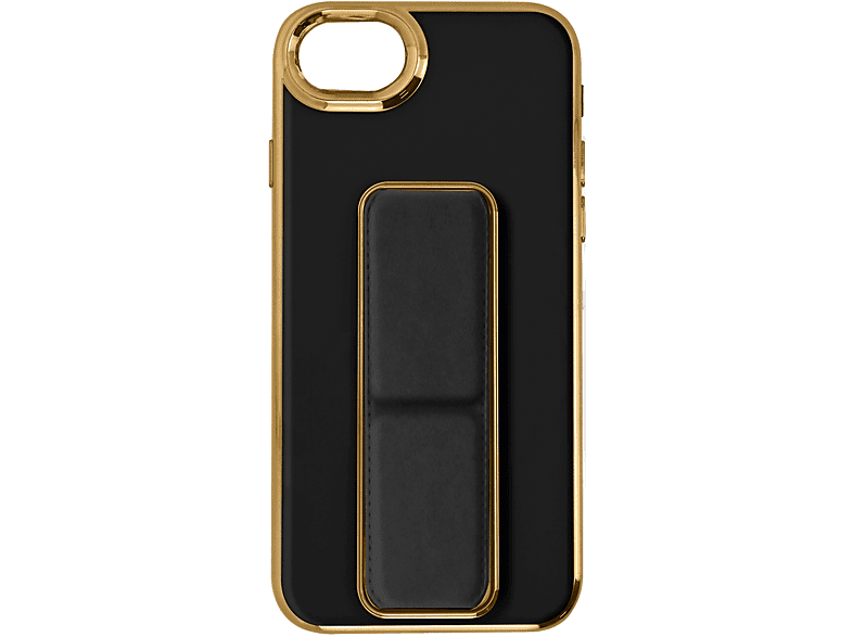 AVIZAR Handyhülle mit Metallic Rand SE Apple, 2022, iPhone Backcover, Series, Schwarz