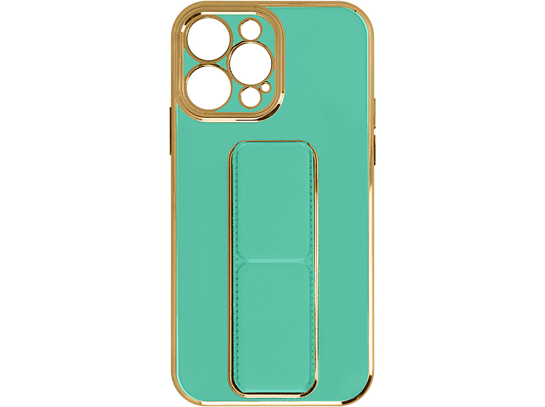 Rand Backcover, iPhone Apple, 13 Series, Blau Pro Max, mit AVIZAR Metallic Handyhülle