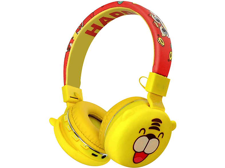 King AVIZAR Bluetooth-Headset Headsets Happy Furry
