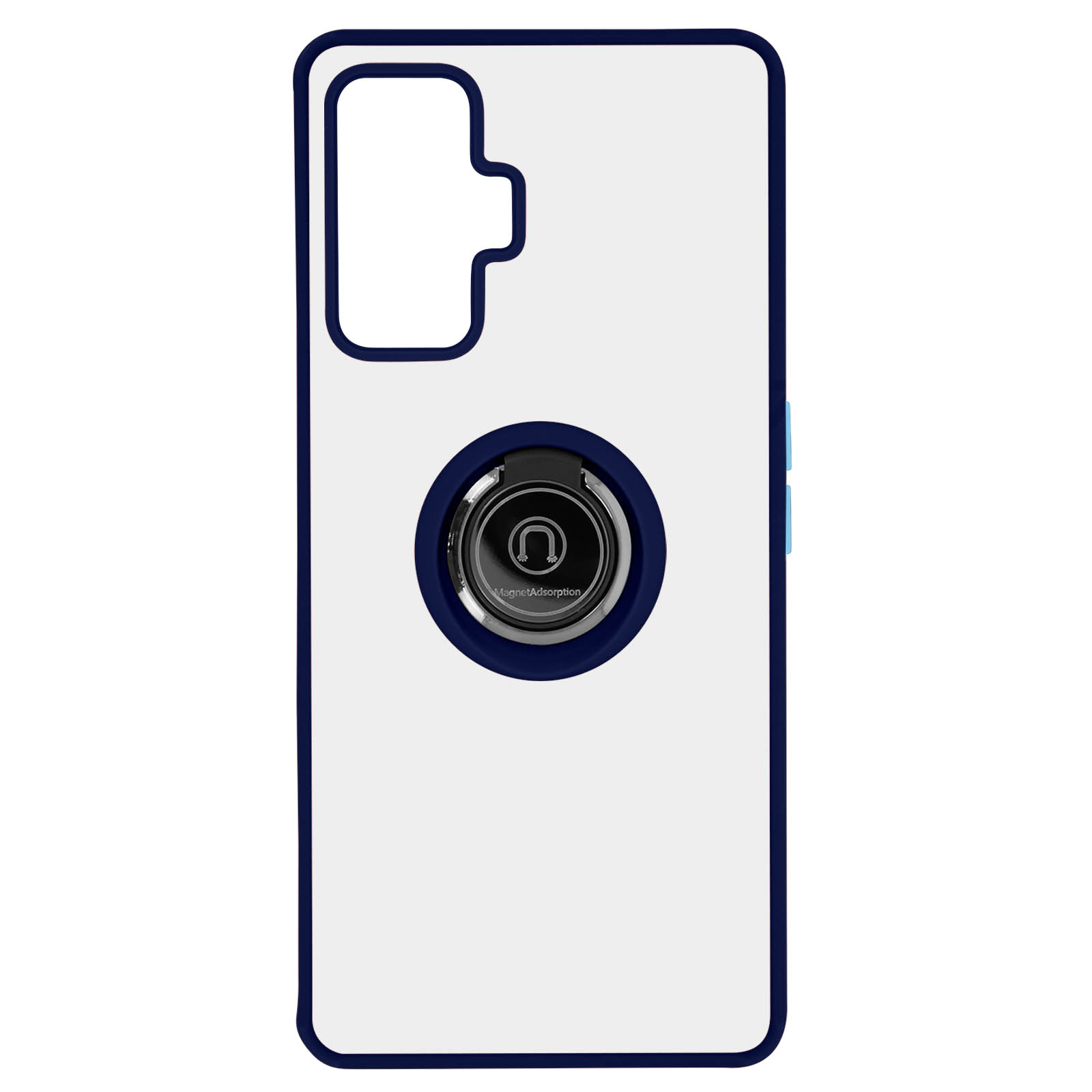 Ring-Halterung Handyhülle AVIZAR F4 Blau Series, mit Xiaomi, Backcover, Poco GT,