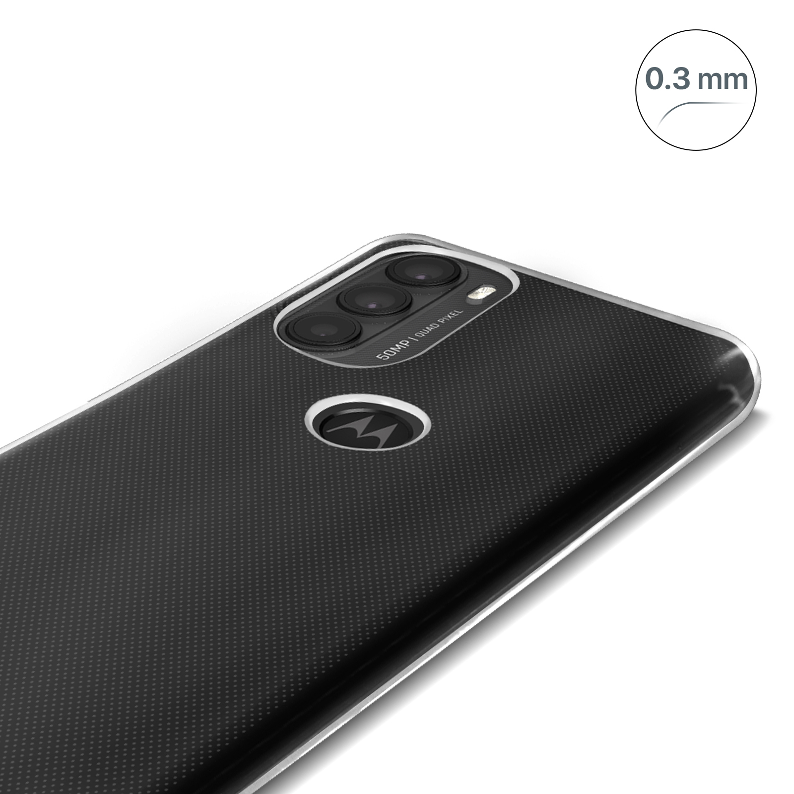 Backcover, G71 5G, Motorola, AVIZAR Skin Series, Moto Transparent