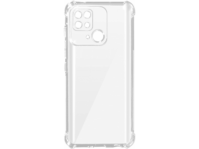 AVIZAR Schutzhülle mit verstärkten Ecken Redmi Transparent Series, 10C, Xiaomi, Backcover