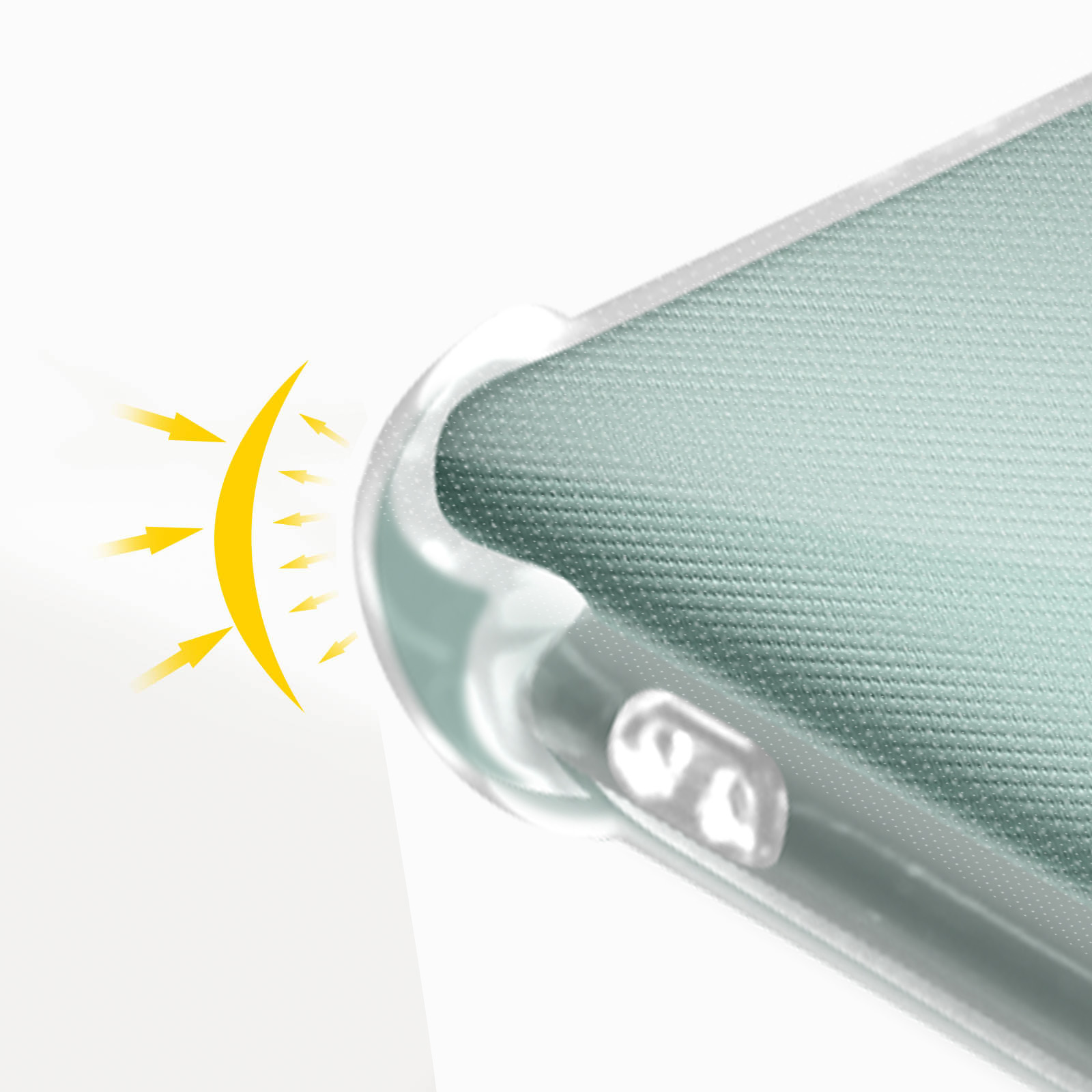 mit Backcover, Transparent verstärkten Redmi 10C, AVIZAR Schutzhülle Series, Xiaomi, Ecken