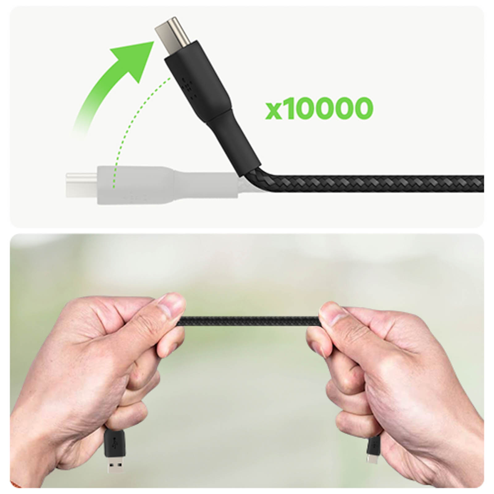 USB USB-C / BELKIN USB-Kabel Nylonkabel