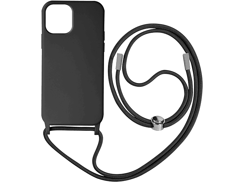 Kette Backcover, 12 AVIZAR mit Schutzhülle Schwarz Apple, iPhone Pro, Halbsteife Series,