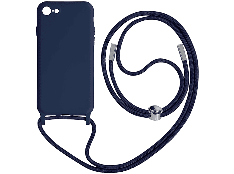 Apple, mit iPhone Backcover, AVIZAR Kette Halbsteife Series, Blau 2022, Schutzhülle SE