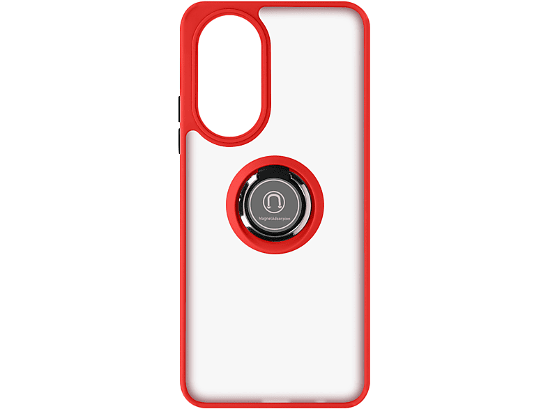 AVIZAR Handyhülle mit Ring-Halterung Series, Backcover, Honor, Honor X7, Rot