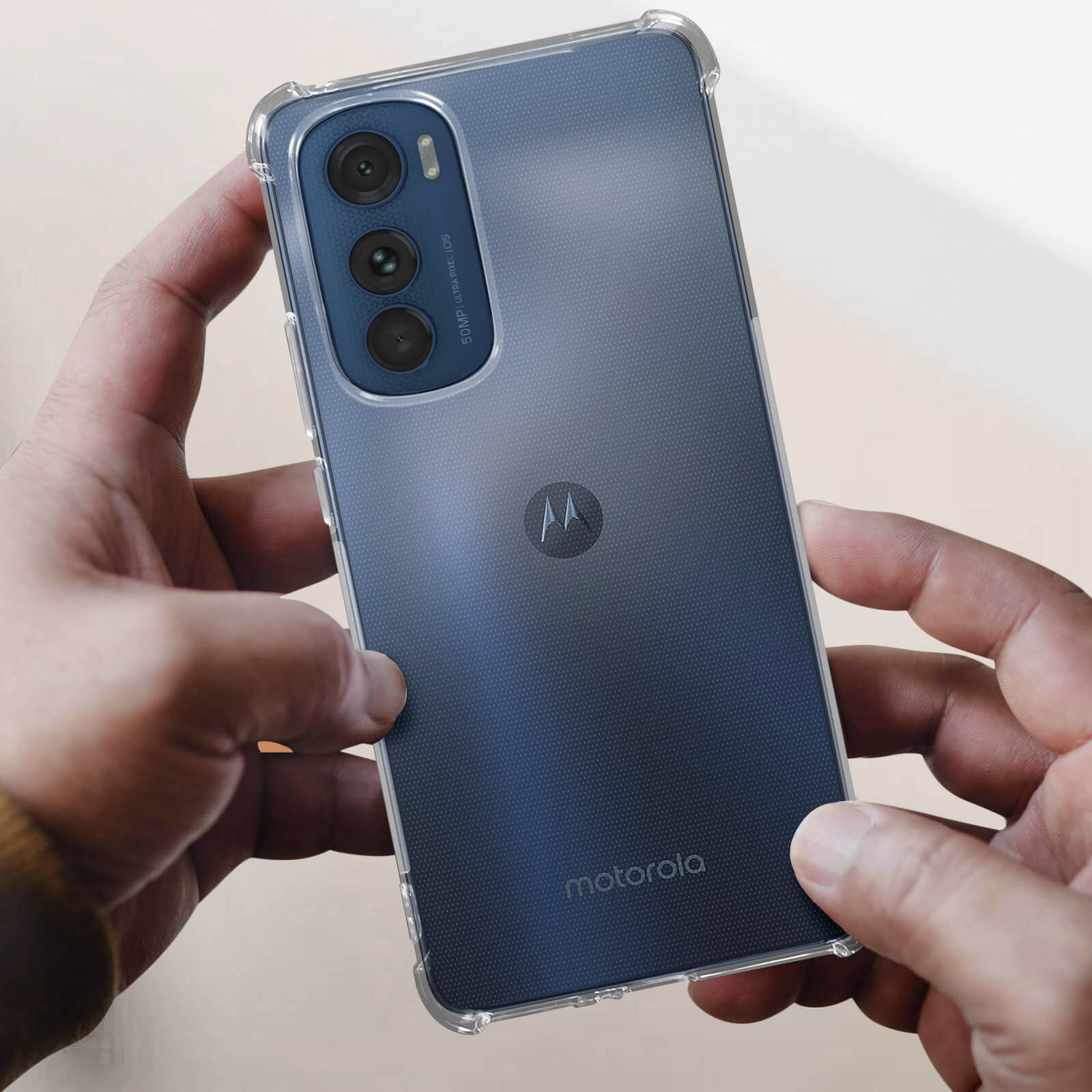 Motorola, Transparent Schutzhülle mit Backcover, AVIZAR 30, Series, Ecken Edge verstärkten