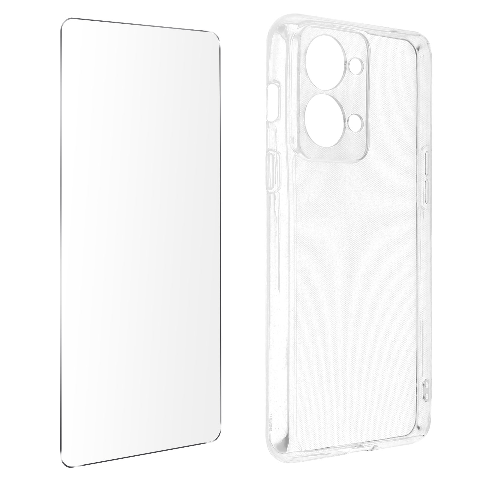 OnePlus, Schutz, und Folie Transparent Nord Hülle 360 AVIZAR Series, 2T, Backcover,