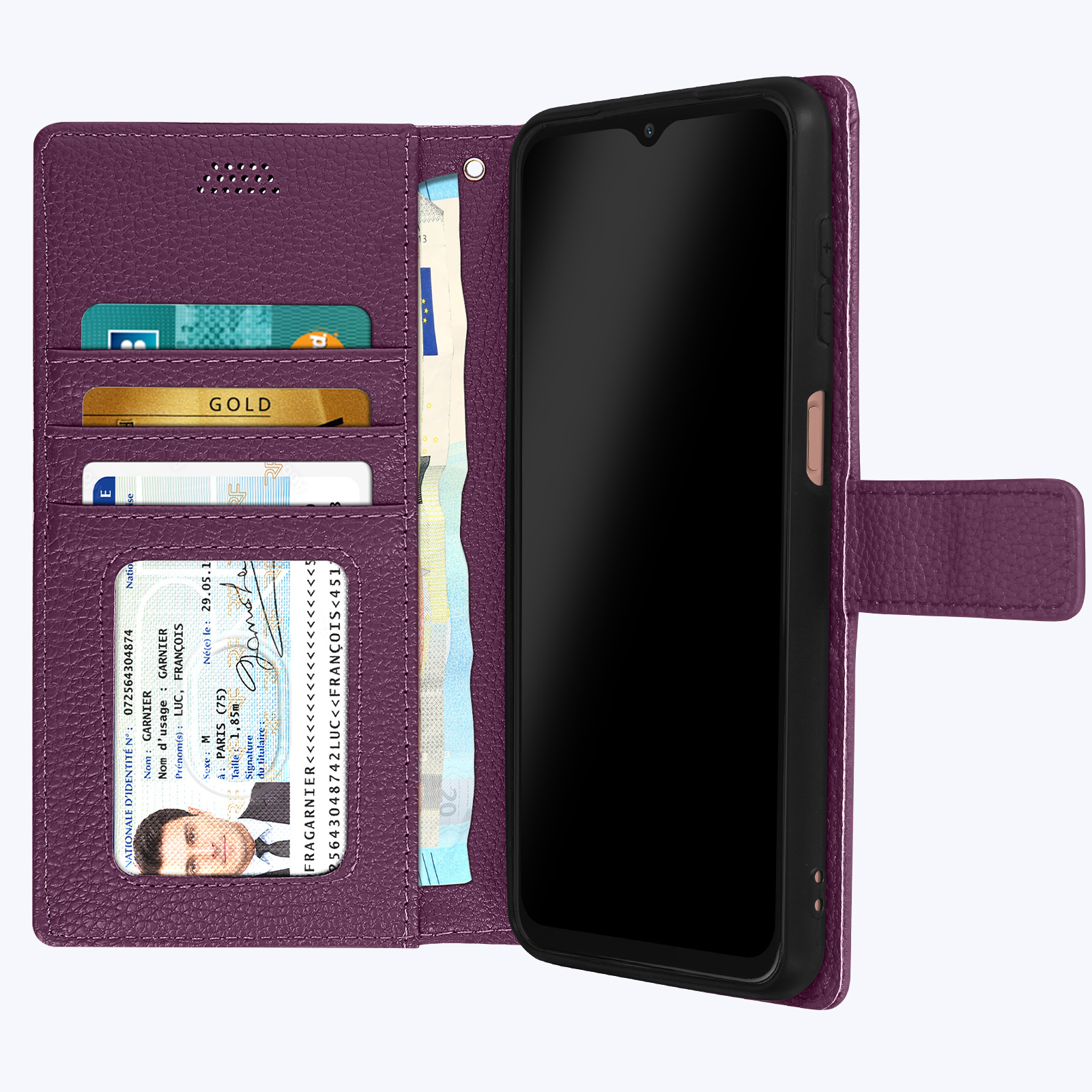 AVIZAR Violett Series, Lenny Galaxy Samsung, Bookcover, 5G, A23