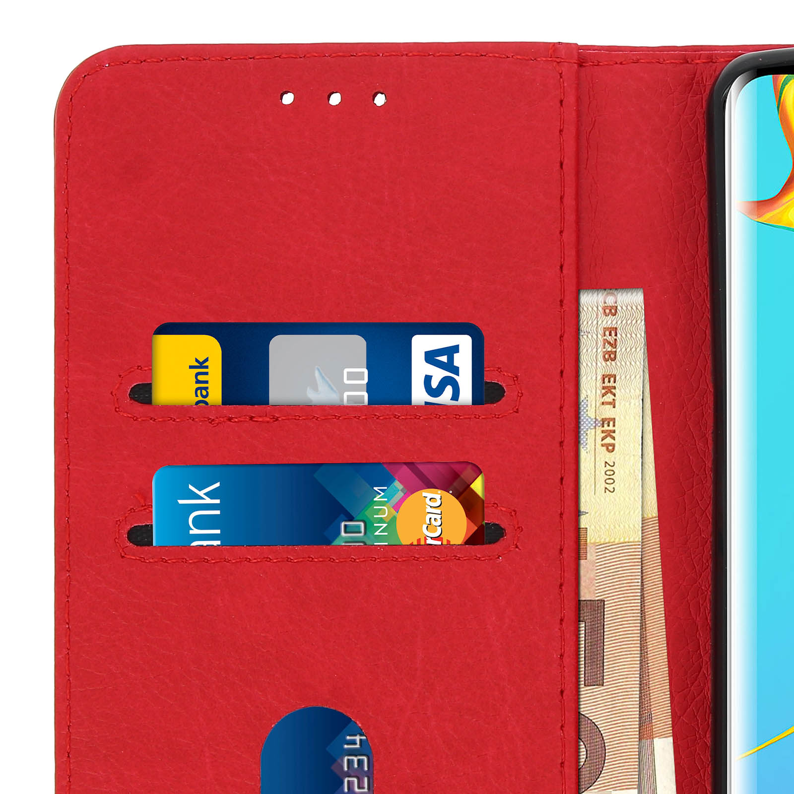 AVIZAR Chester Bookcover, Rot Series, Pro, P30 Huawei