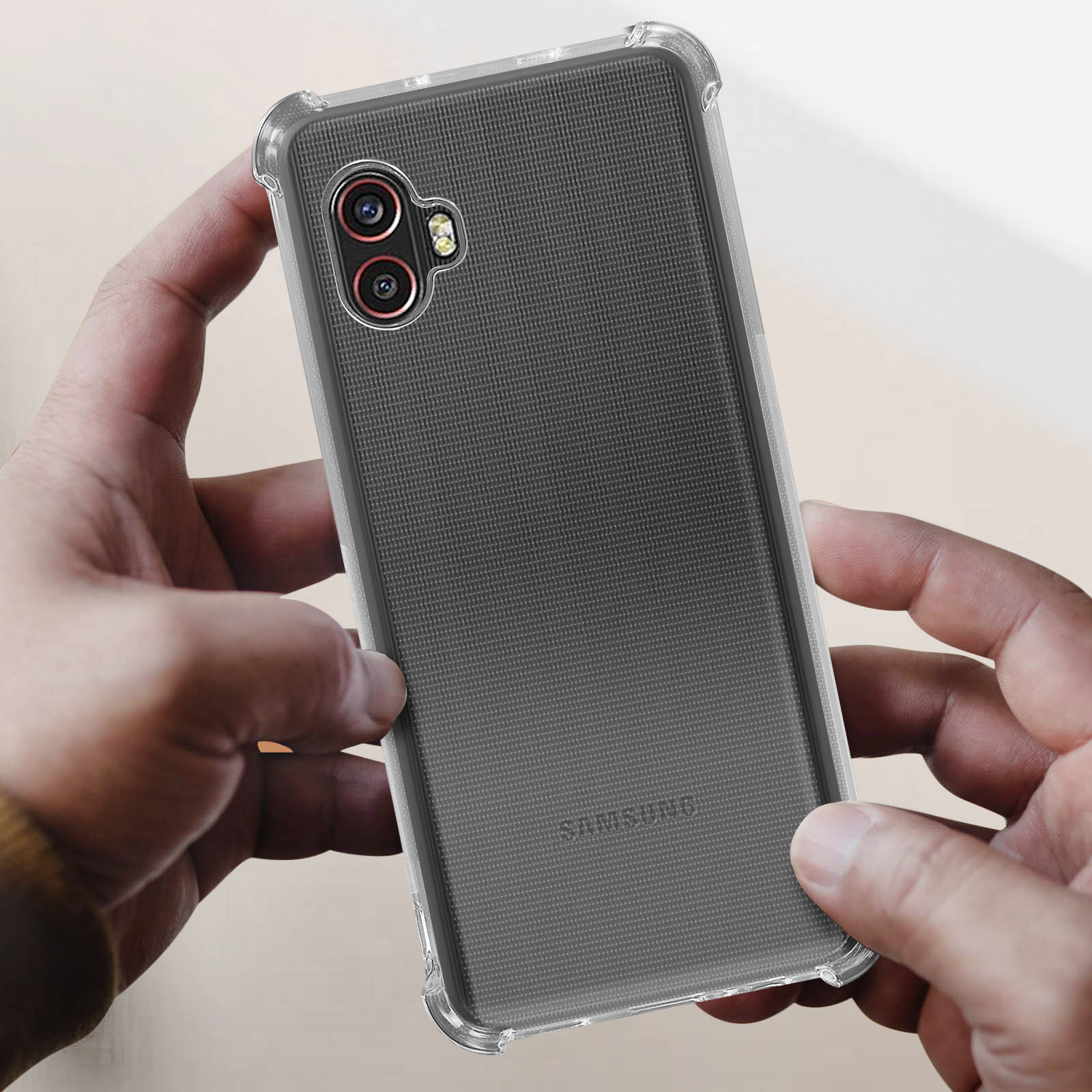 Galaxy Ecken AVIZAR Samsung, 6 Transparent mit Pro, Backcover, verstärkten Schutzhülle Xcover Series,
