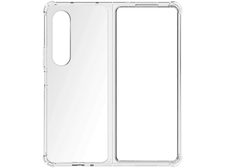 AVIZAR Schutzhülle mit harter Rückseite Series, Backcover, Samsung, Galaxy Z Fold 4, Transparent