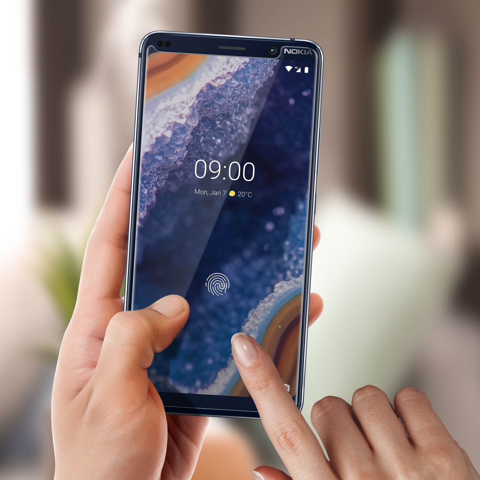 9H Glas Glas-Folien(für Schutzfolie Nokia PureView) Gehärtetes 9 mit Härtegrad AVIZAR