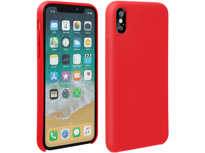 AVIZAR Fast Series, Backcover, Apple, iPhone XS, Rot