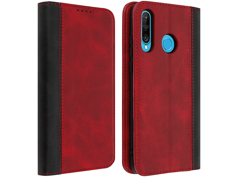 Bookcover, XL, Rot Lite Series, Huawei, AVIZAR Yaki P30