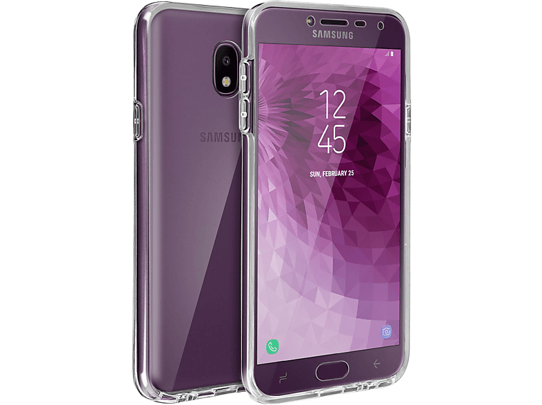 AVIZAR Galaxy Samsung, Rundumschutz Cover, Series, Full J4, Transparent