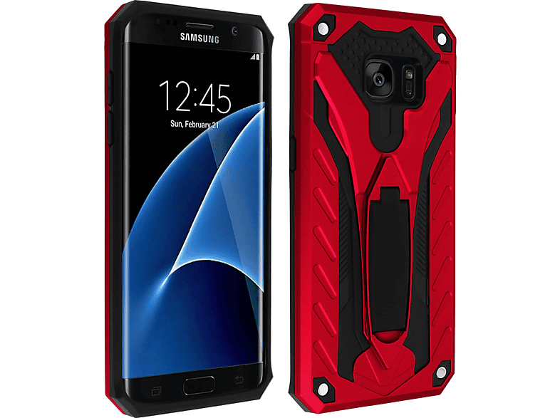 AVIZAR Phantom Series, Backcover, Samsung, Galaxy S7 Edge, Rot