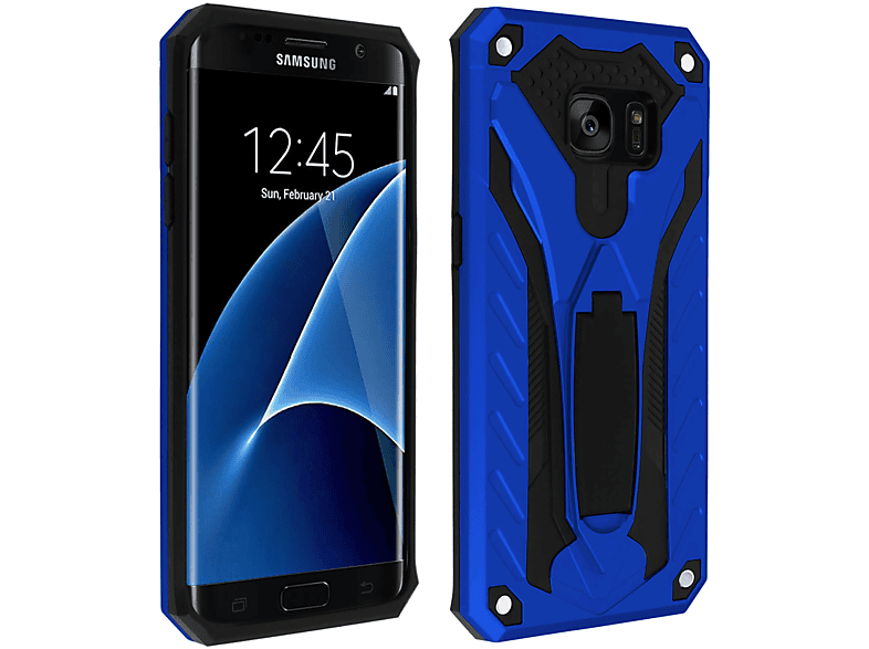 Phantom AVIZAR Edge, S7 Samsung, Backcover, Galaxy Series, Blau