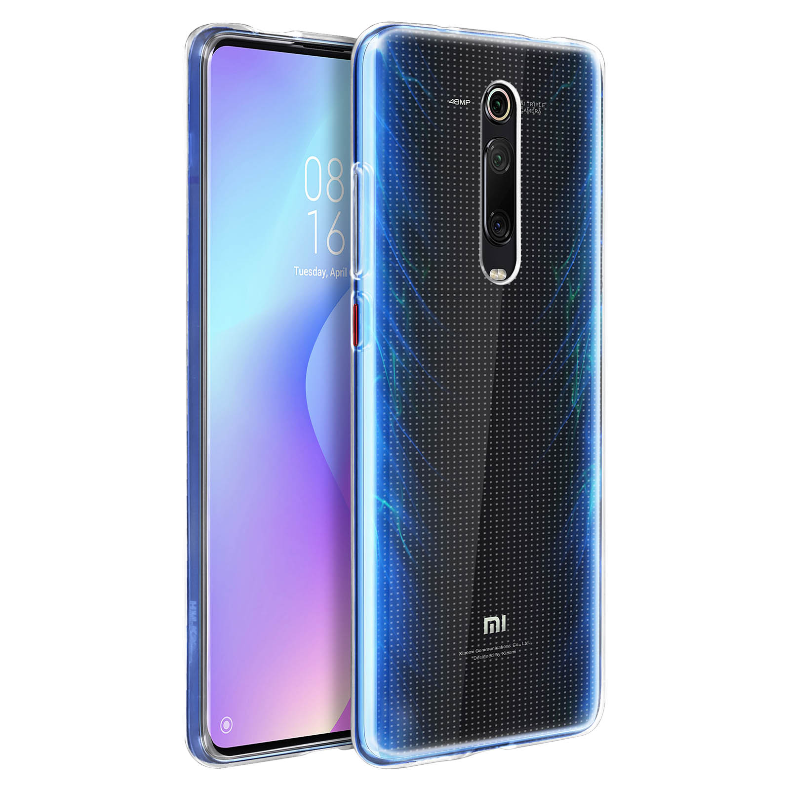 Deux téléphones côte à côte, l'un avec un écran, l'autre dans une coque.
