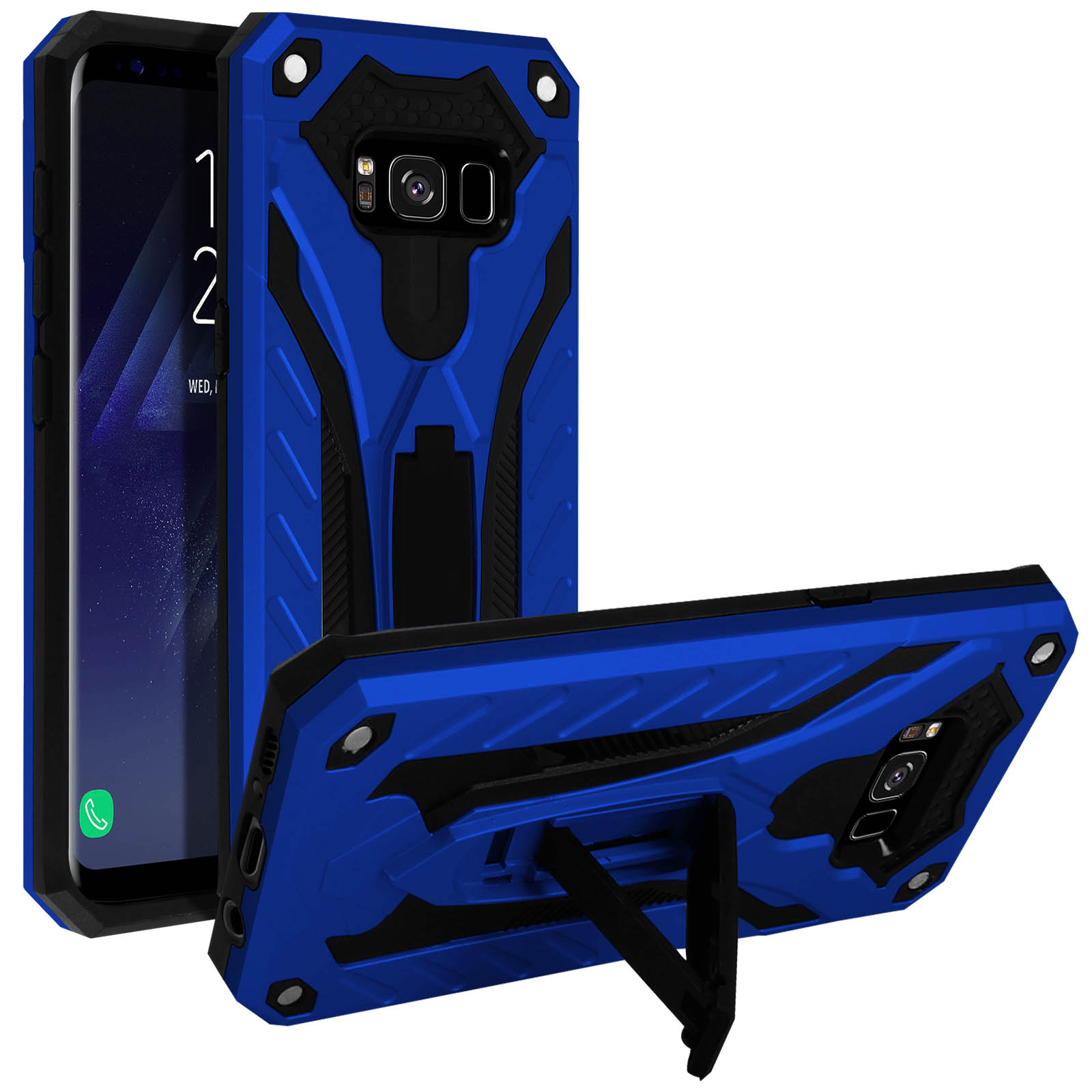 S8, Backcover, Blau Samsung, Galaxy AVIZAR Phantom Series,