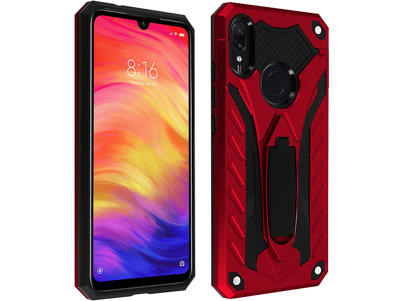 Phantom Series, Backcover, Rot AVIZAR Redmi 7, Note Xiaomi,