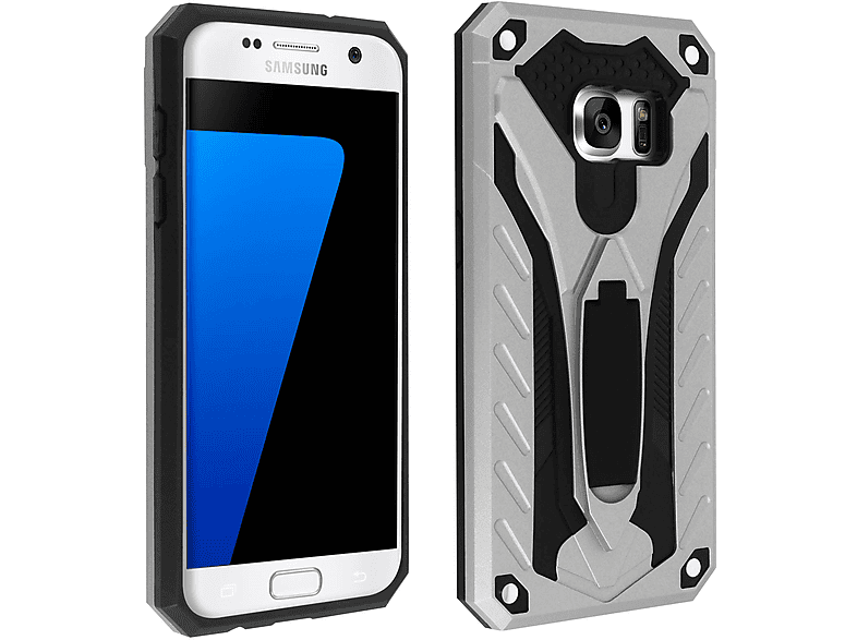 Silber Galaxy S7, Backcover, AVIZAR Samsung, Series, Phantom