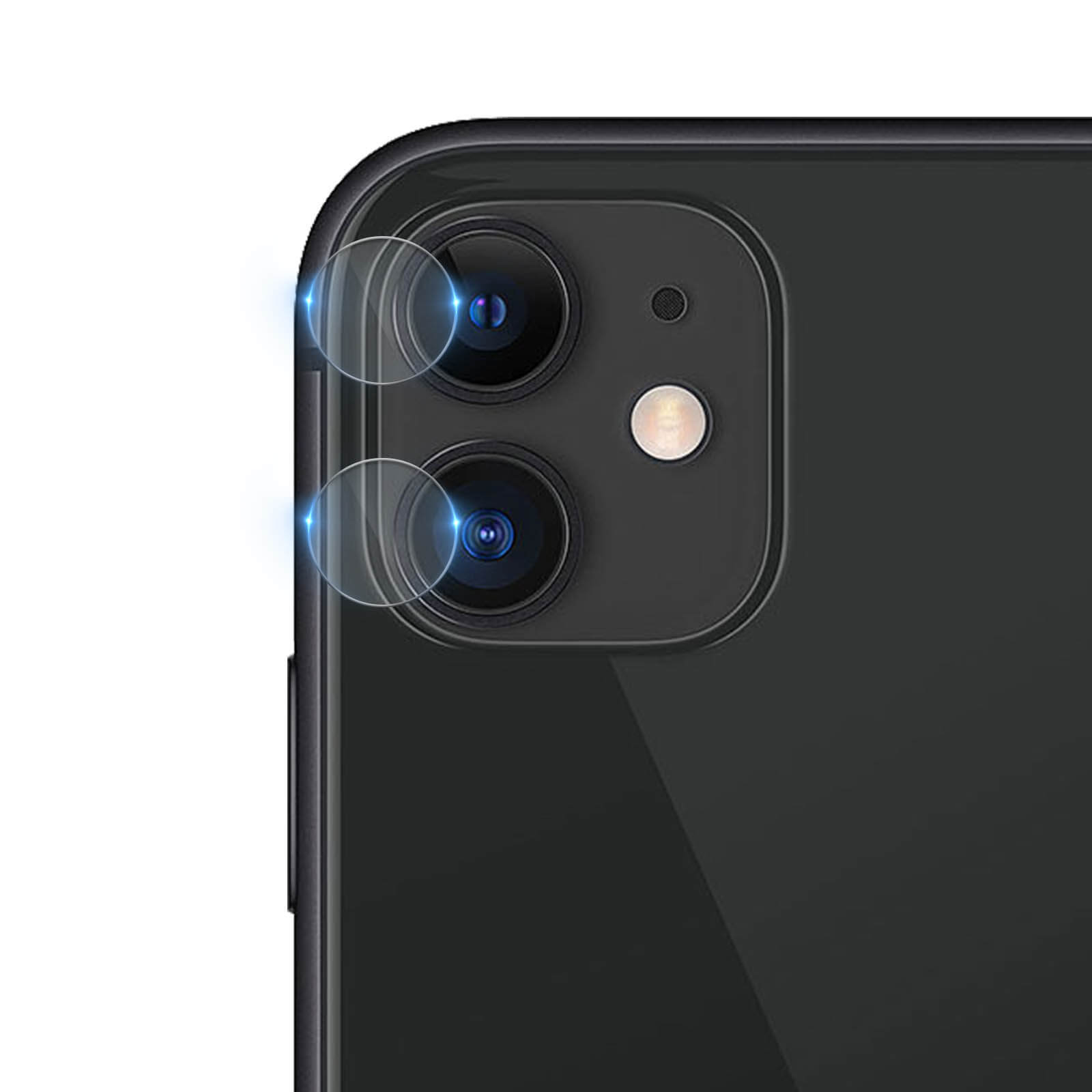 IMAK Gehärtetes Glas Folien(für Rückkamera 11) iPhone 9H Härtegrad Apple mit Schutzfolie