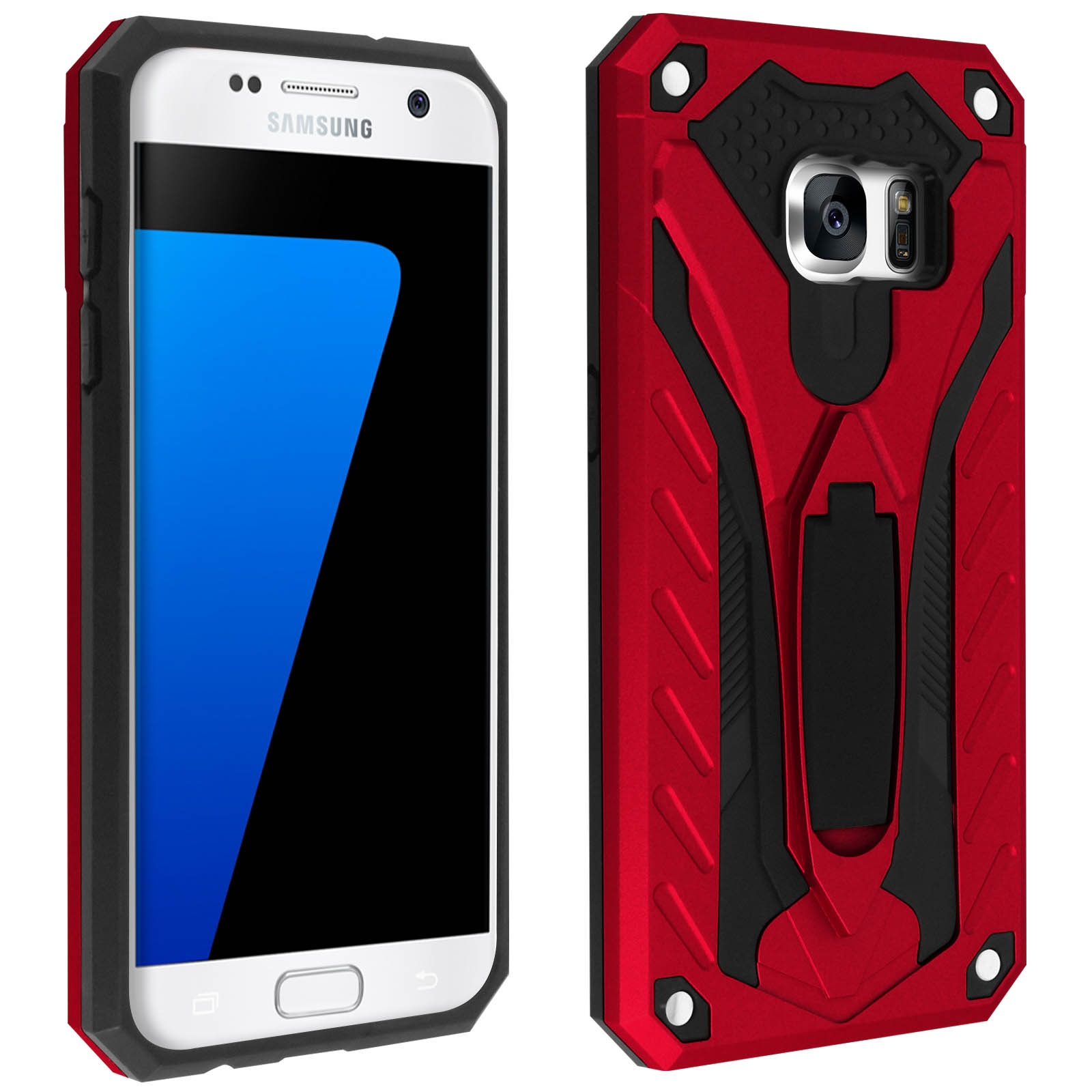 AVIZAR Phantom Backcover, Series, Rot Galaxy Samsung, S7