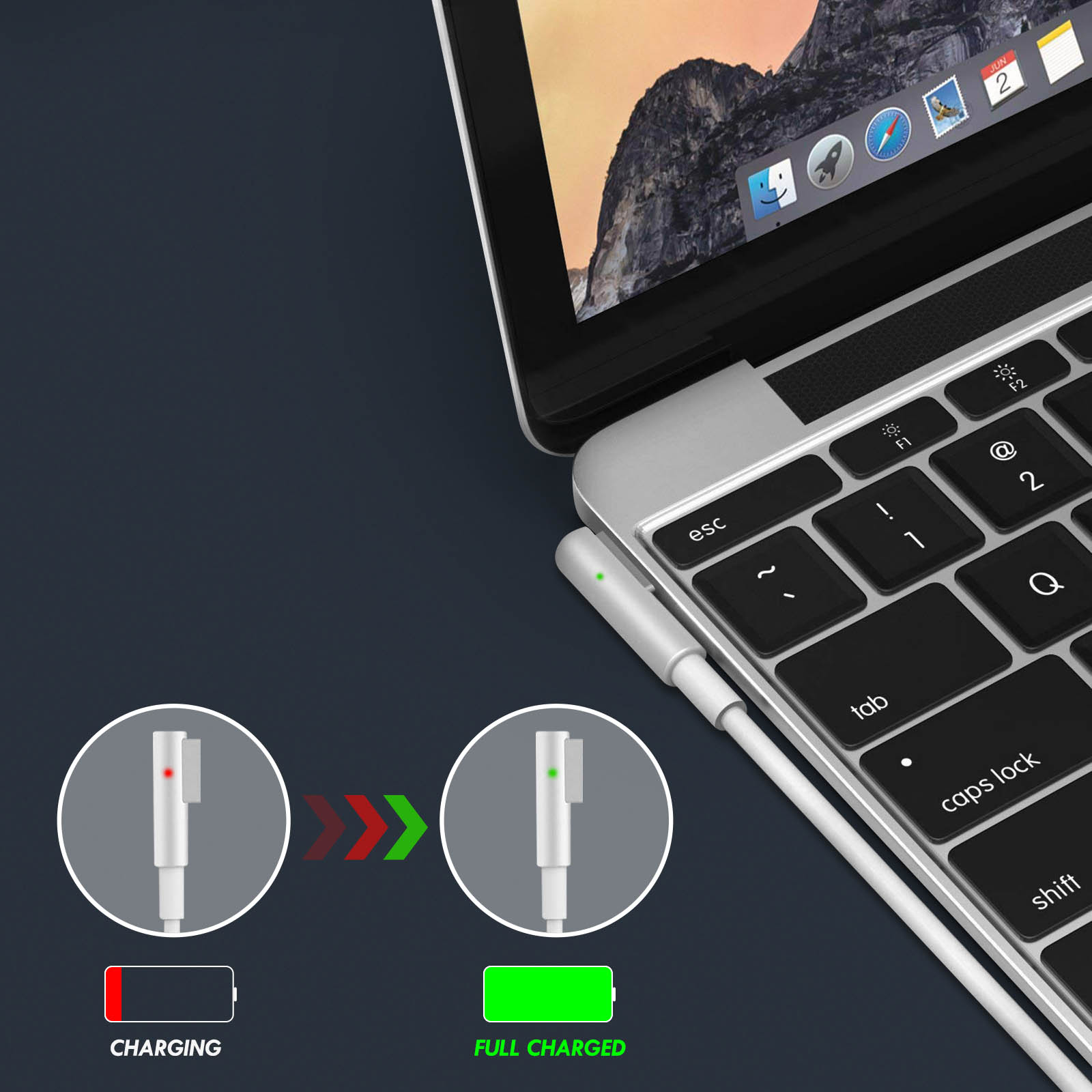 LINQ AP45W MagSafe Ladegerät, 3.1A Ladegerät Weiß Apple, Netzteile Apple für kabelloses iPhone