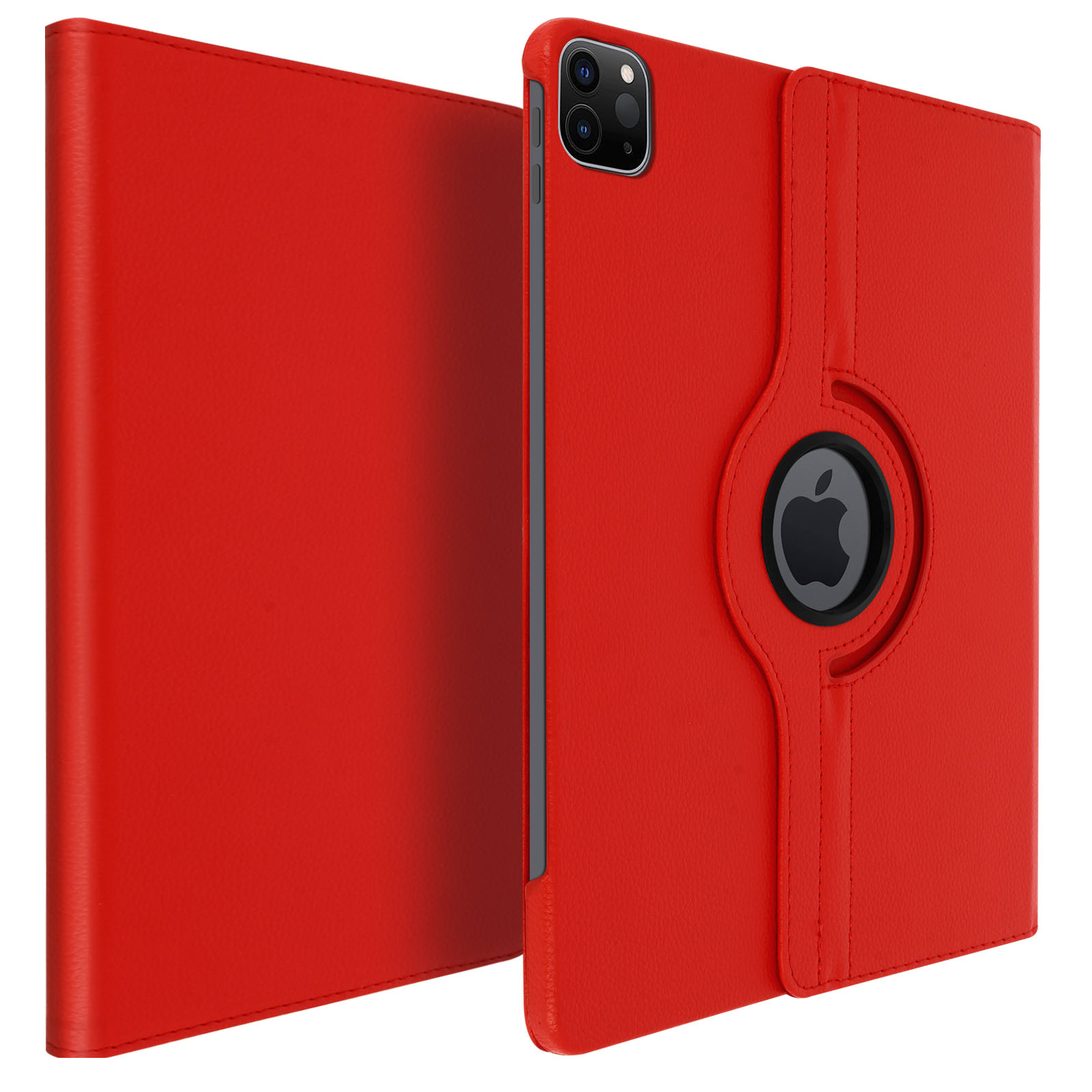 AVIZAR 360 für Etui Bookcover Series Apple Rot Kunstleder