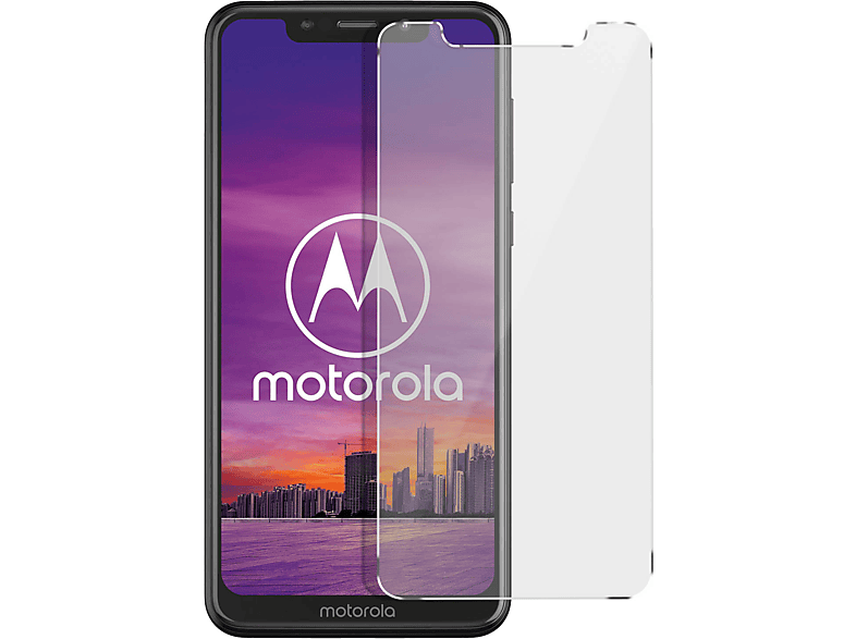 Motorola AVIZAR Härtegrad Motorola 9H Schutzfolie One) mit Glas Gehärtetes Glas-Folien(für