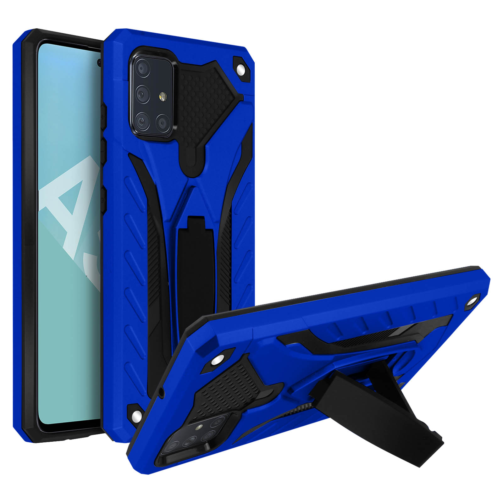 AVIZAR Phantom Series, Backcover, Samsung, Blau Galaxy A51