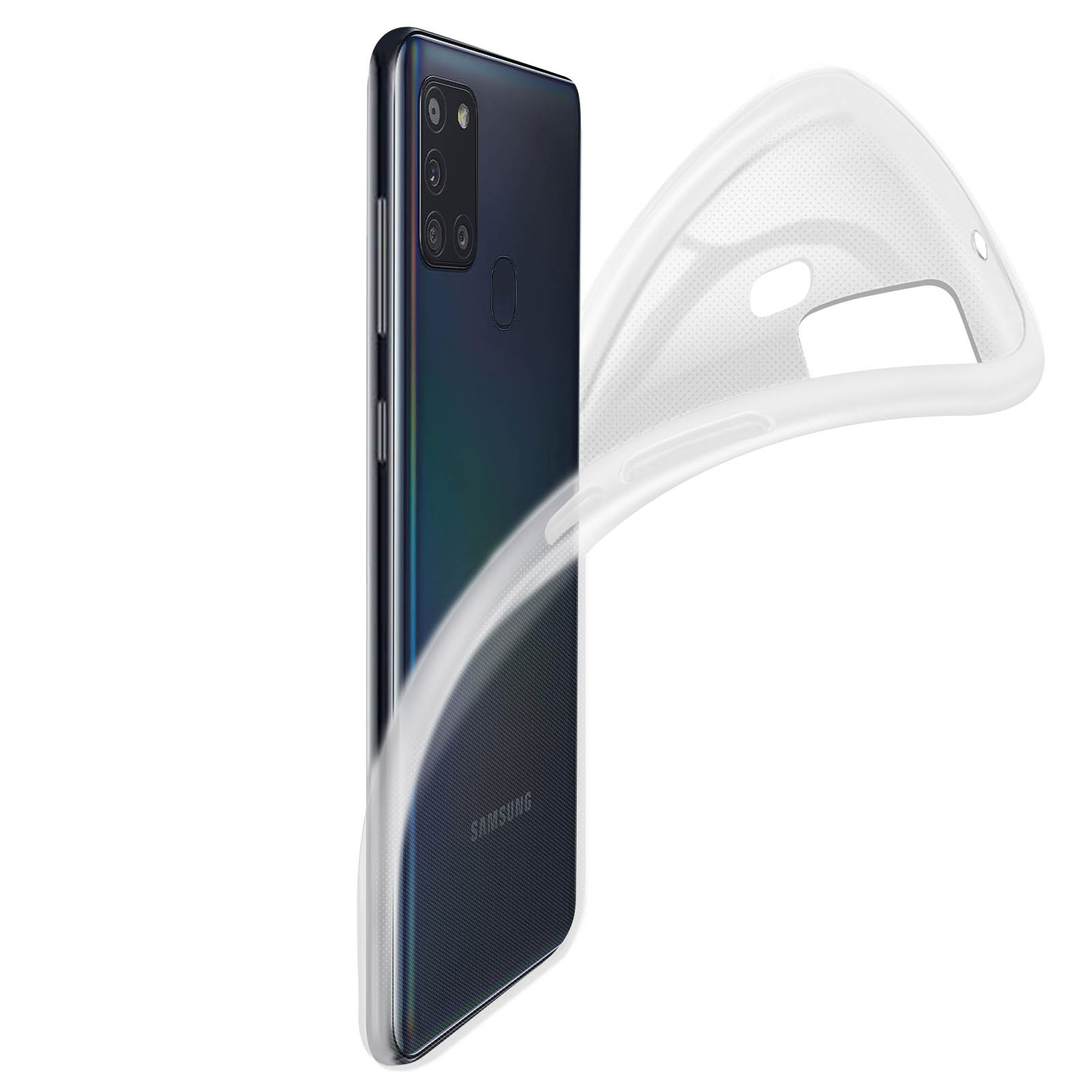 Series, Gelhülle Samsung, AVIZAR Transparent A21s, Backcover, Galaxy