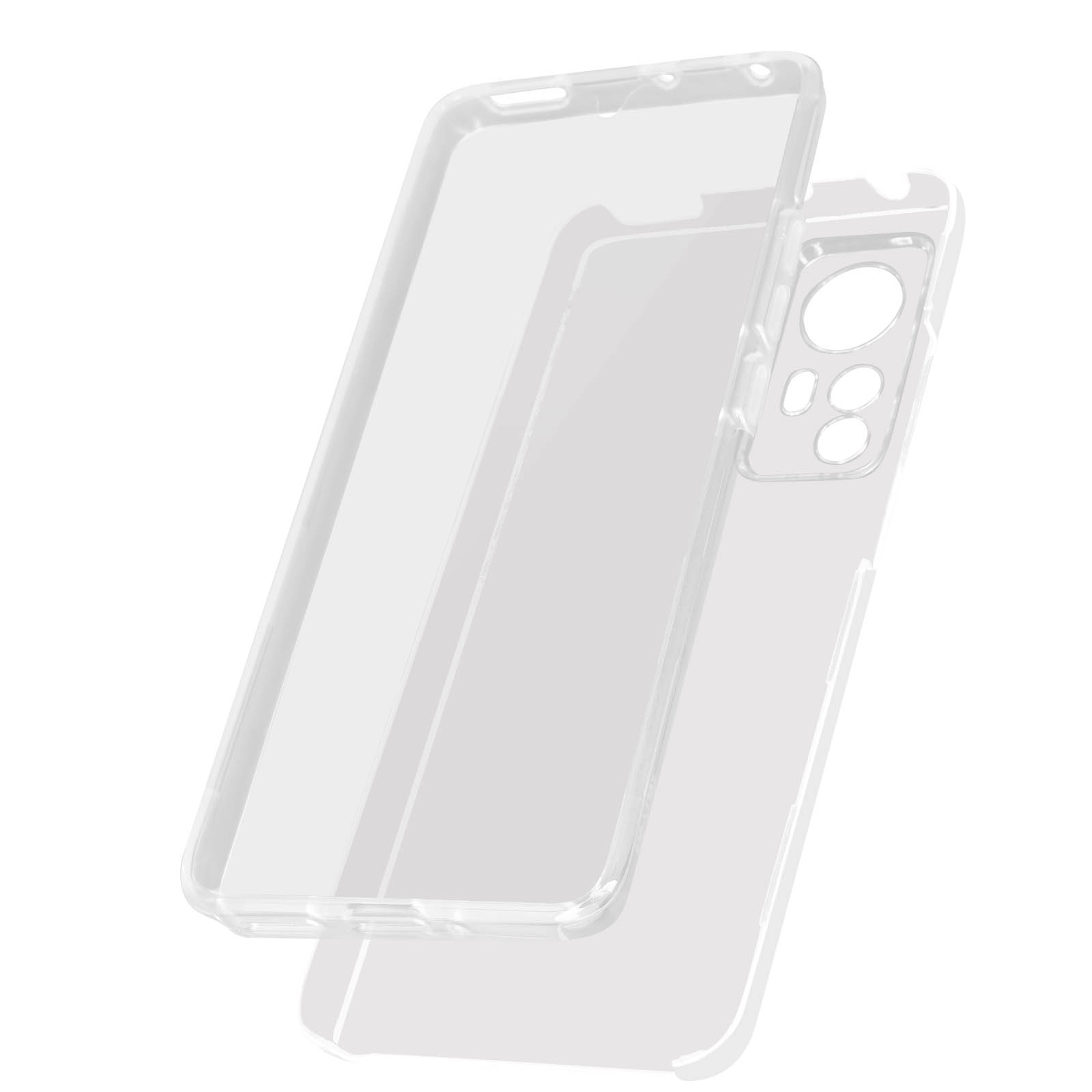 12X, AVIZAR Xiaomi Cover Xiaomi, Vorder- Rückseite Cover, Full Full Transparent Schutzhülle, Series,